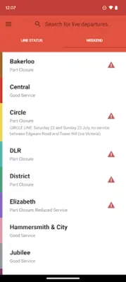 London Tube Live android App screenshot 11