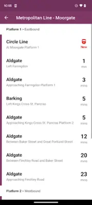 London Tube Live android App screenshot 12