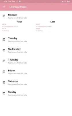 London Tube Live android App screenshot 5